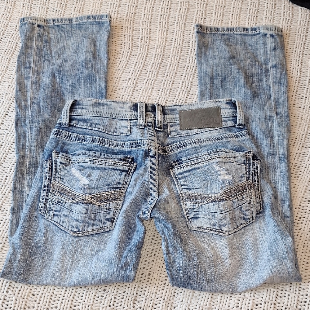 Big Star Women's Faded Blue Straight Leg Jeans